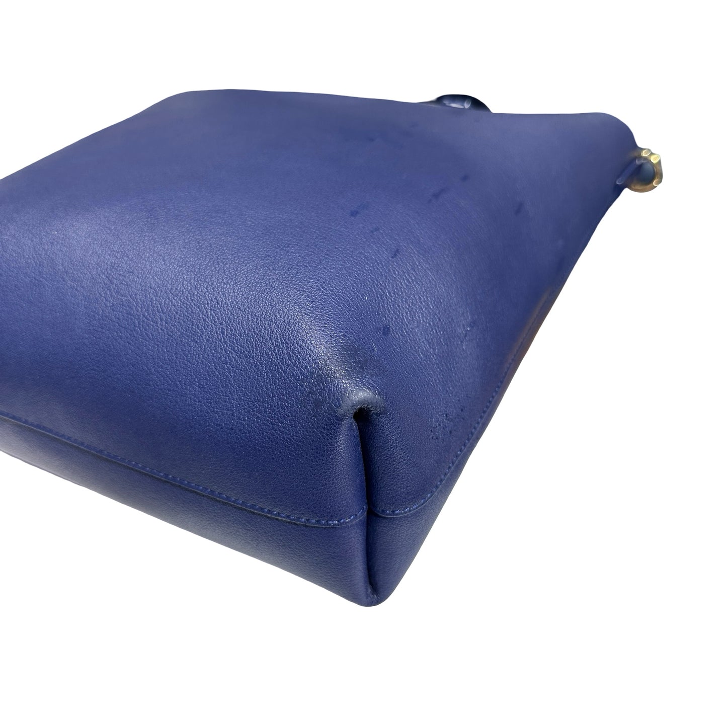 Used SAINT LAURENT Tote Bag Navy Blue GHW