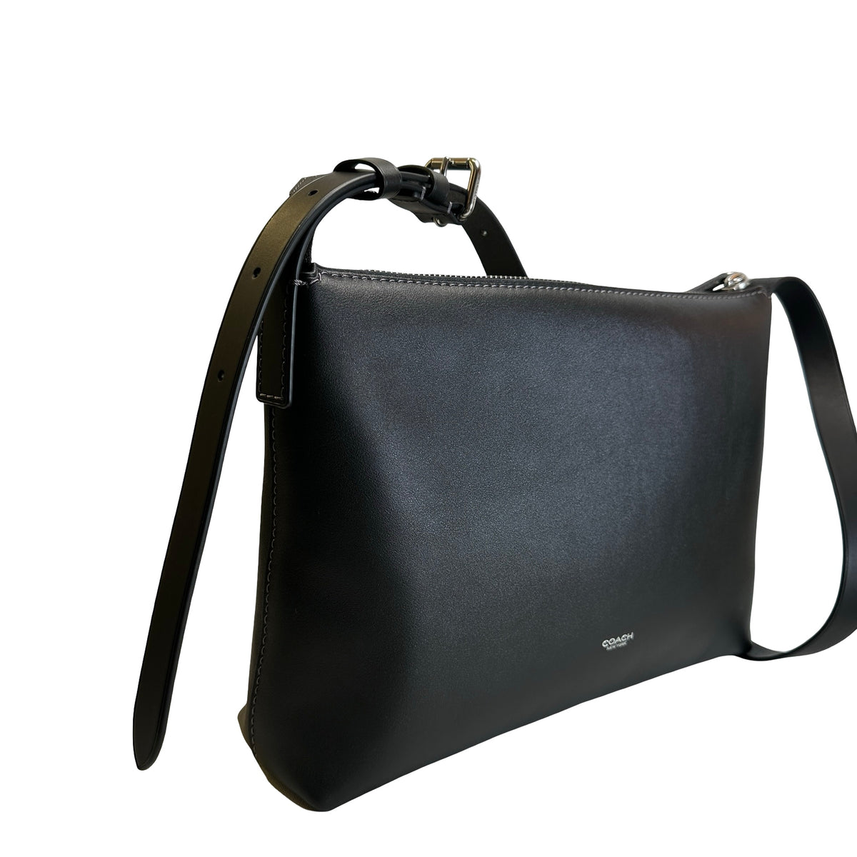 COACH Leather Crossbody Cross Body Bag Black