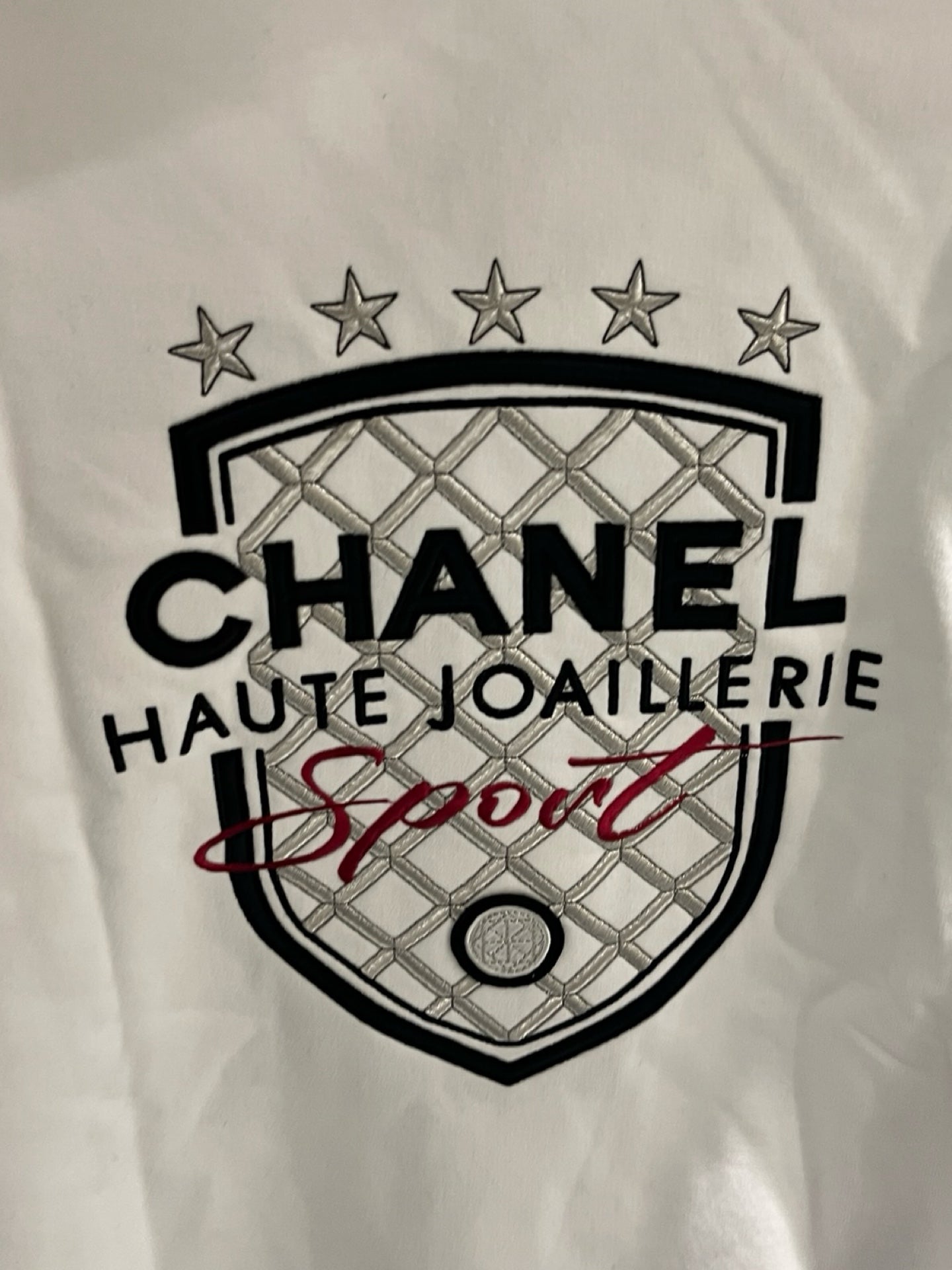 Used CHANEL Nylon Tote Bag Holdall Navy Blue Black PHW