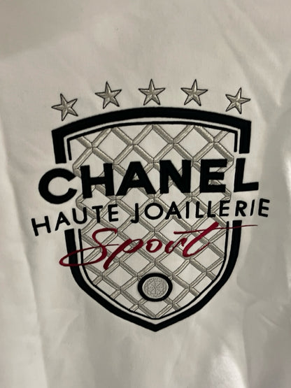 Used CHANEL Nylon Tote Bag Holdall Navy Blue Black PHW