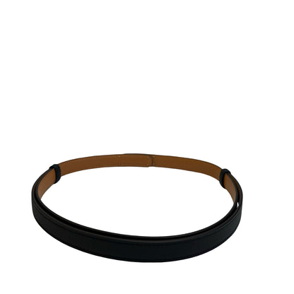 Brand New HERMES Leather Kelly Belt Black Gold