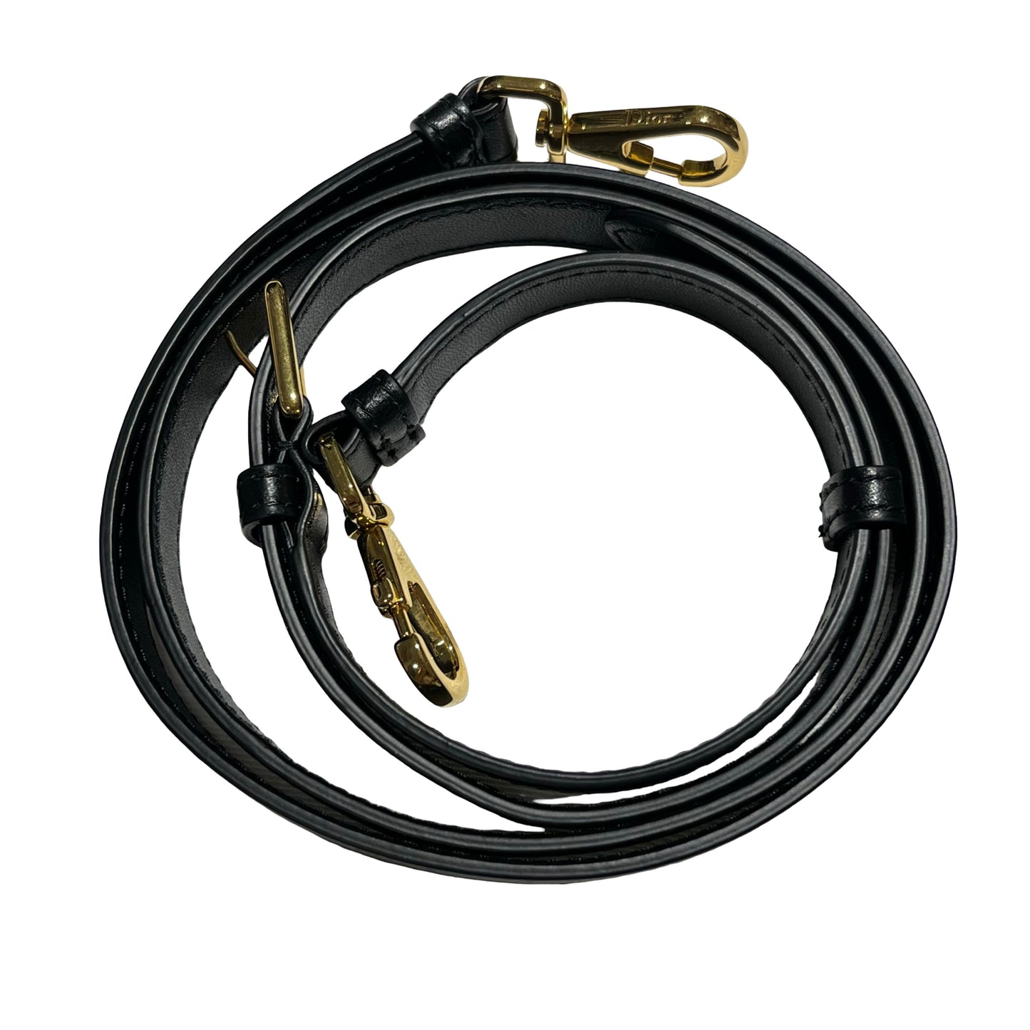 Used DIOR Caro Bucket Bag Black GHW