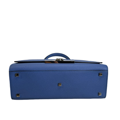 Used MOYNAT Taurillon Rejane Handbag Blue