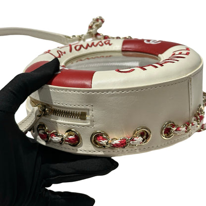 Used CHANEL Coco Lifesaver Small Round Bag Crossbody Bag