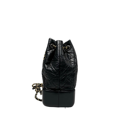 Used CHANEL Gabrielle Backpack Black