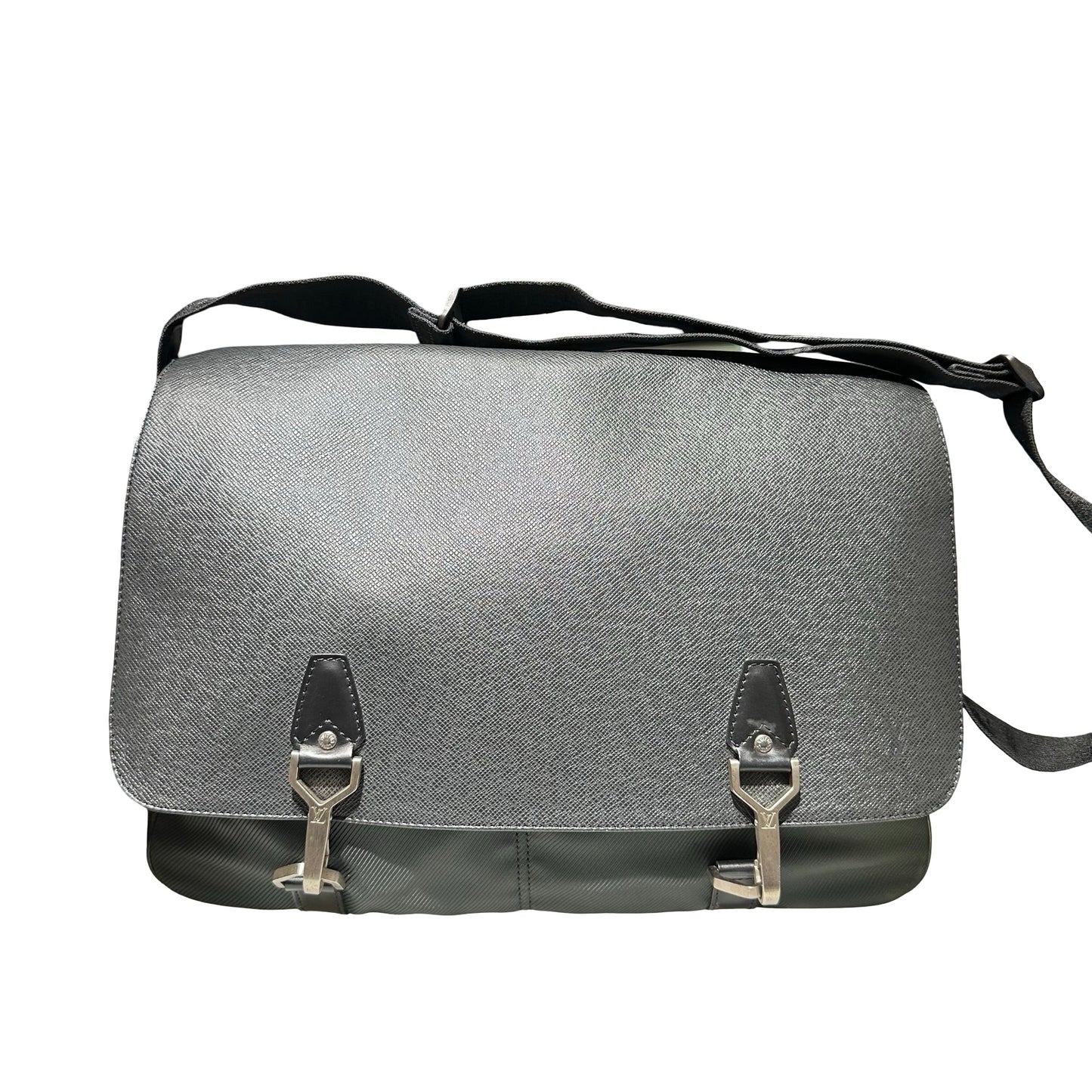 Used LOUIS VUITTON Cross Body Cross Body Bag Black Green PHW