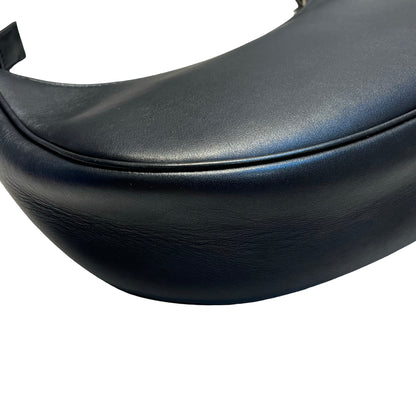 CÉLINE Calfskin Leather Ava Medium Handbag Black