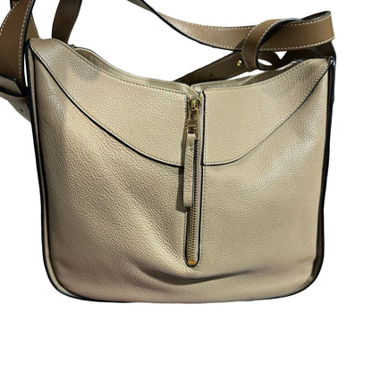 Used LOEWE Hammock Small Two Way Shoulder Bag Beige