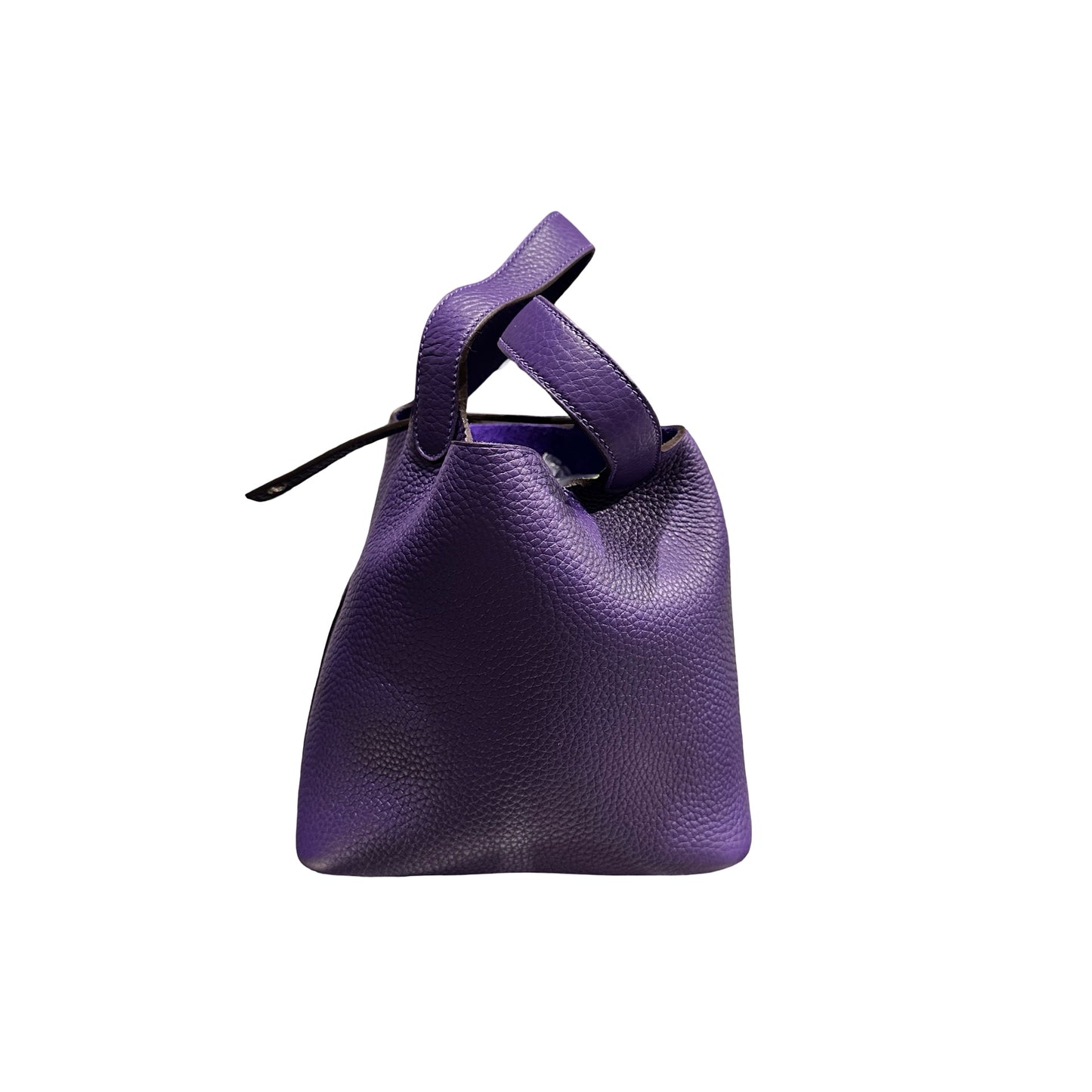 New Hermès Picotin 18 Bucket Bag Purple PHW X3