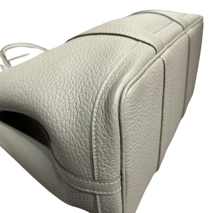 Used HERMÈS Leather GP 30 Basket Bag Grey