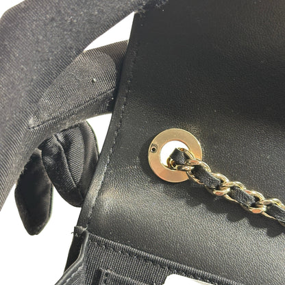 Used CHANEL Quilted Lambskin Trendy CC WOC Wallet on chain Black GHW