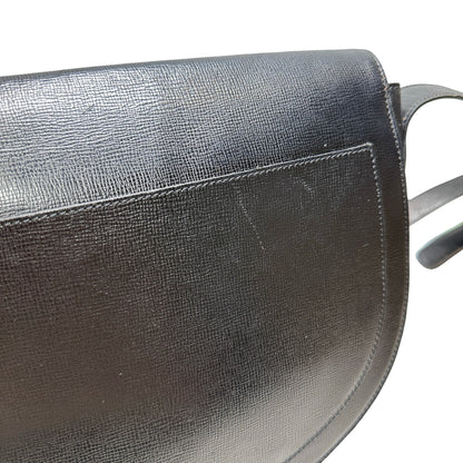 Used DIOR Epi Leather Vintage cross body Shoulder Bag Black GHW