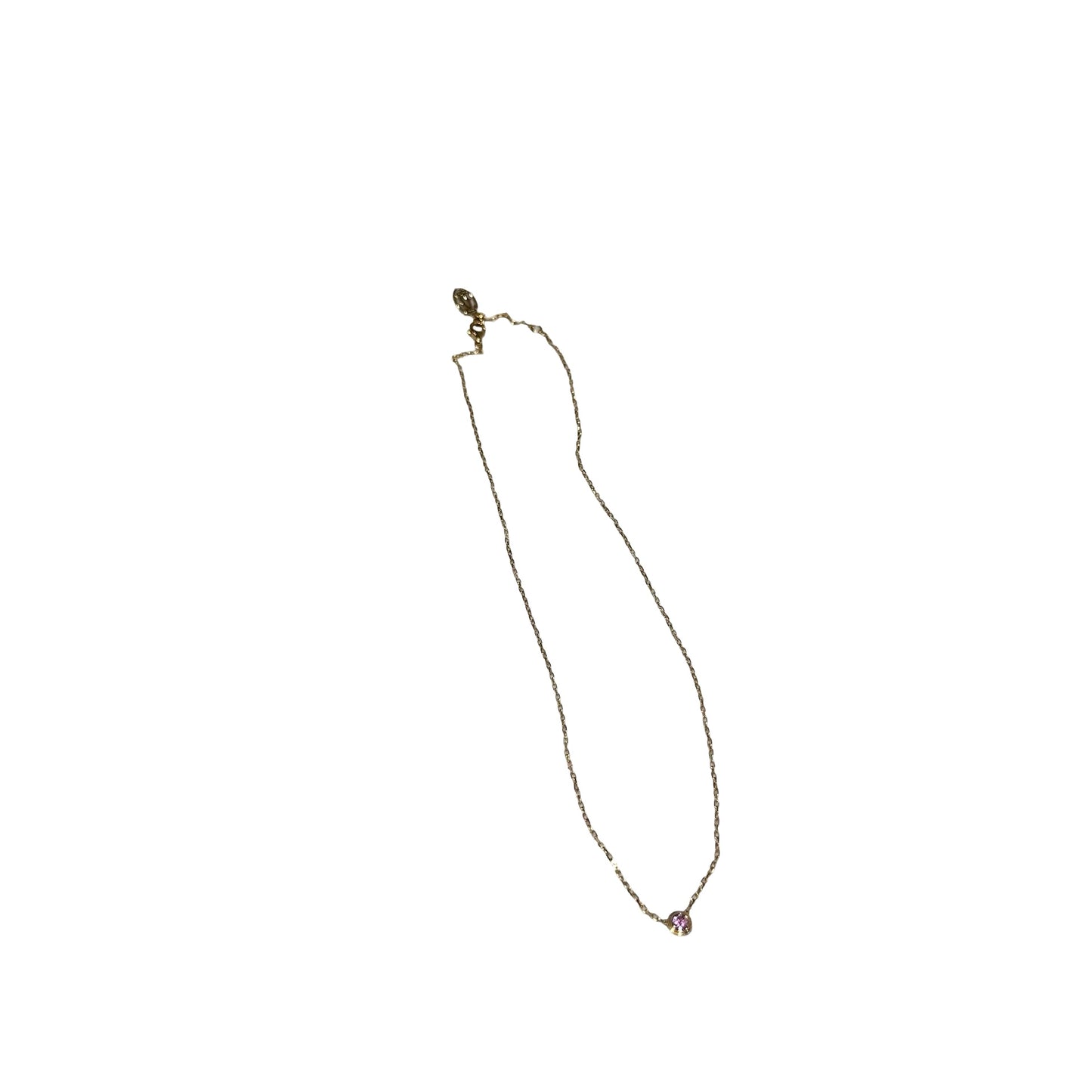 Unused CARTIER Neeklace Gold Pink