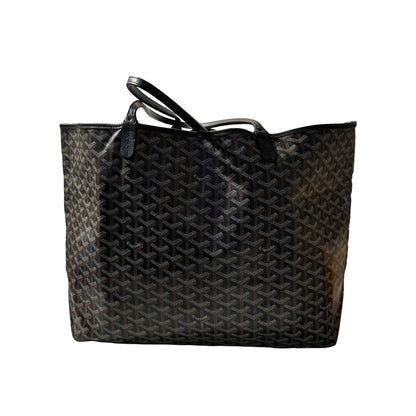 Used GOYARD Tote GM Shoulder Bag Black PHW