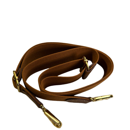 Used HERMES Clemence Evelyne Shoulder Bag Gold