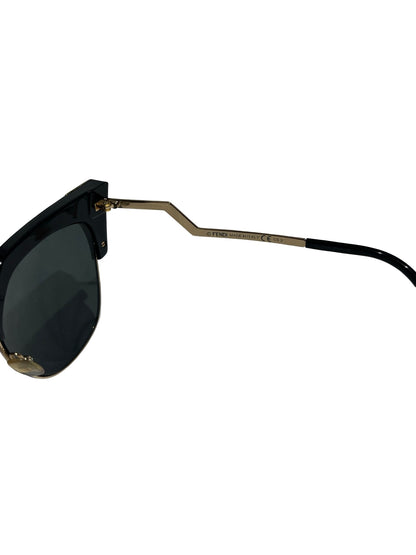 Used FENDI Sunglasses Accessories Black