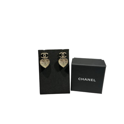 Used Chanel Earrings Gold
