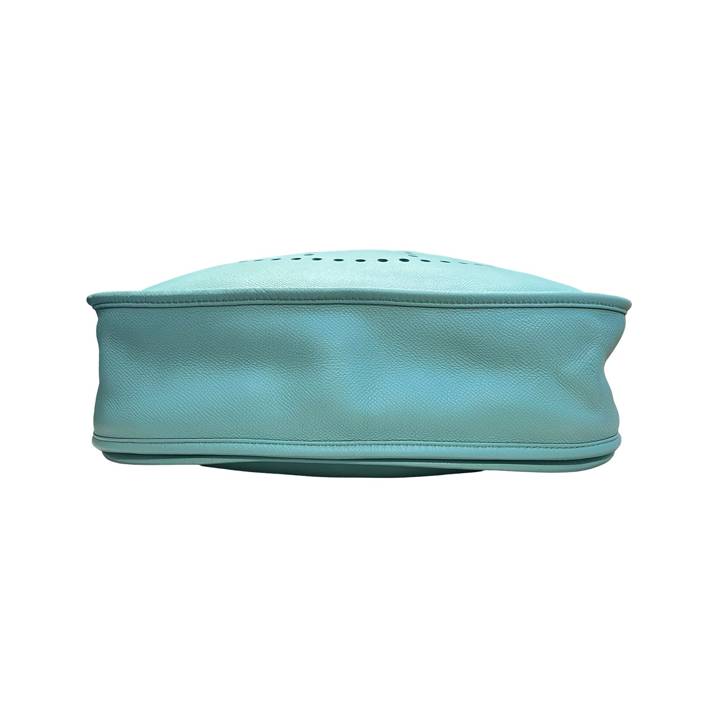 Used HERMÈS Evelyne Shoulder Bag 3P Bleu Atoll PHW