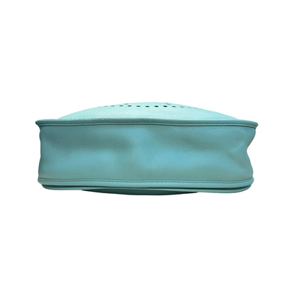 Used HERMÈS Evelyne Shoulder Bag 3P Bleu Atoll PHW