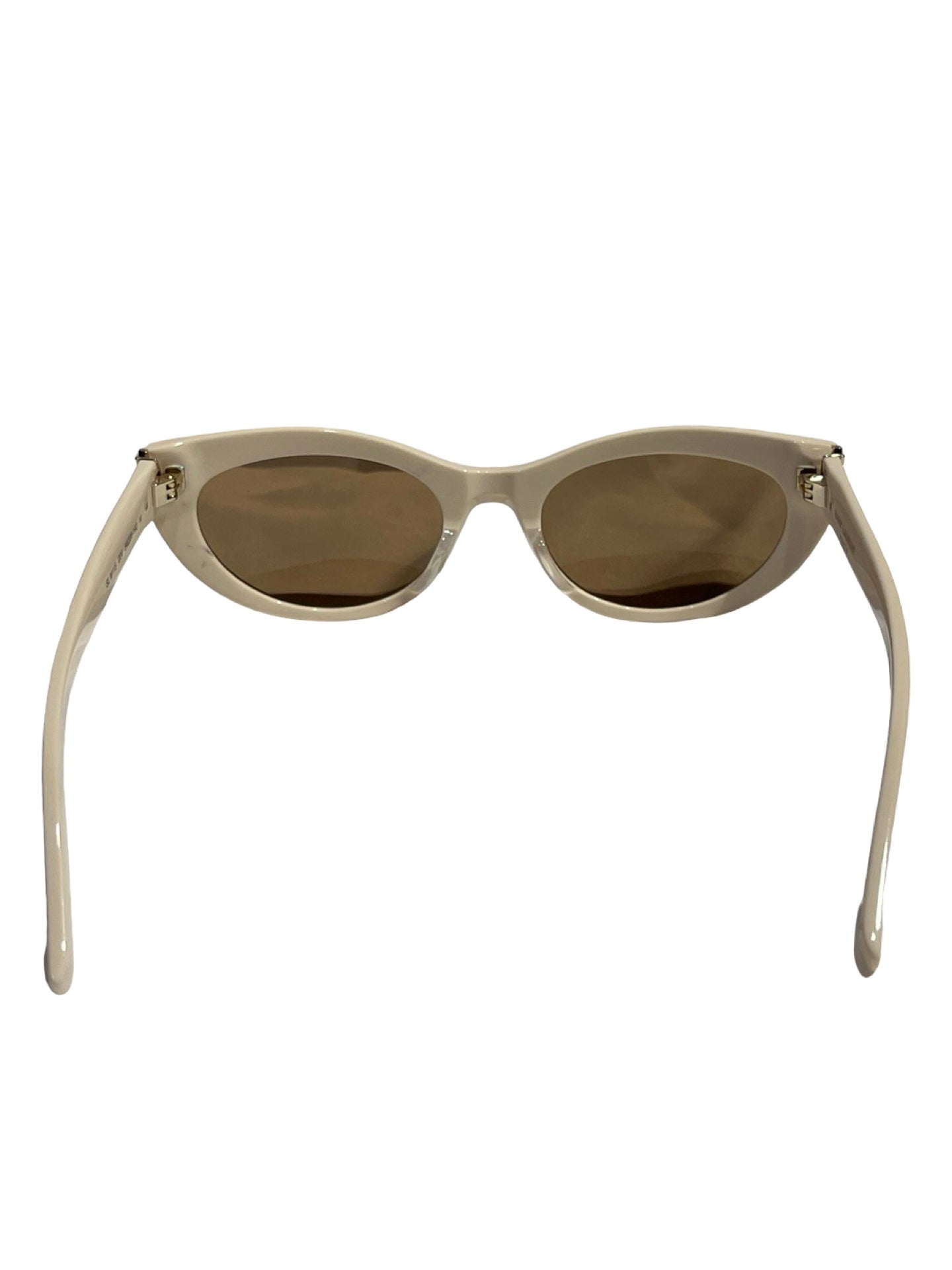 Used SAINT LAURENT Sunglasses Accessories White Brown