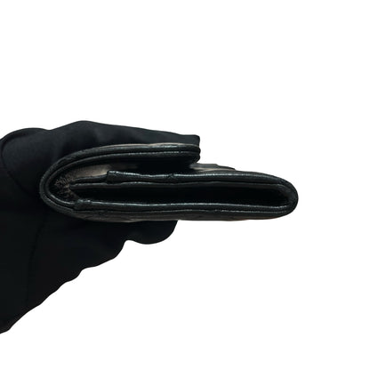 Used Chanel Lambskin Wallet Black PHW