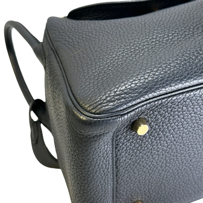 Used HERMES Tc Lindy 26 Shoulder Bag Black Ghw
