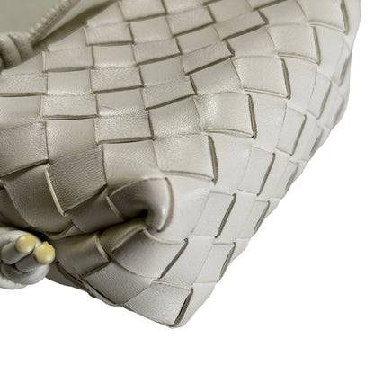Used BOTTEGA VENETA Intrecciato Mini Loop Camera Bag Mini Bag White