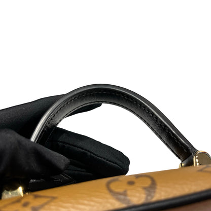 Used LOUIS VUITTON Vanity Case Cross Body Bag Brown GHW