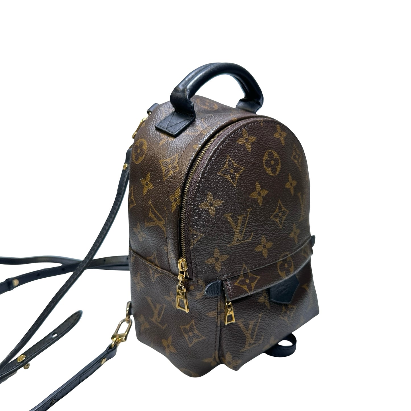 Used LOUIS VUITTON Monogram Backpack Brown Black GHW