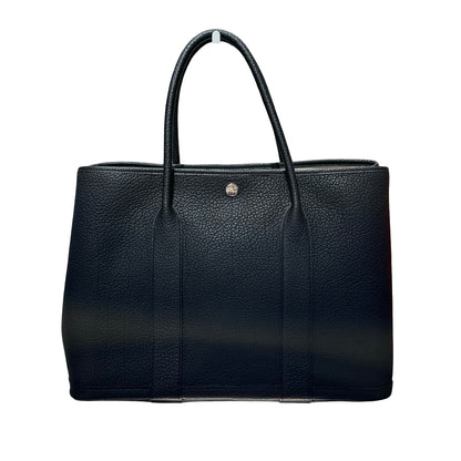 Used HERMÈS GP36 Handbag Black PHW
