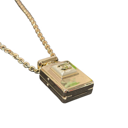 Used Chanel Yellow Gold Necklace Gold