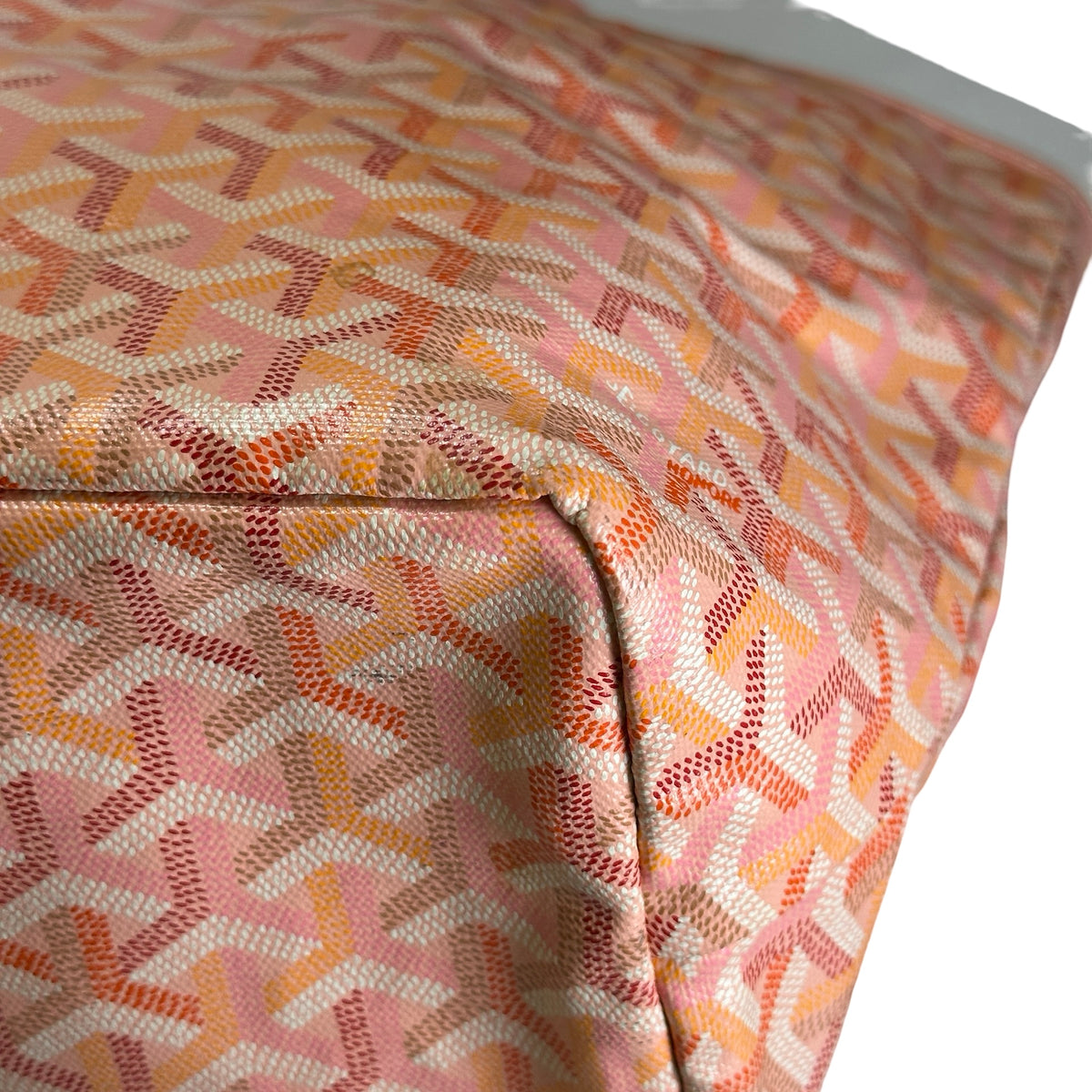 Used GOYARD Goyardine Saint Louis Tote Bag Pink