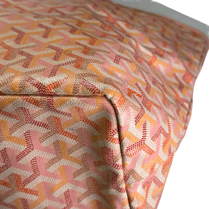 Used GOYARD Goyardine Saint Louis Tote Bag Pink