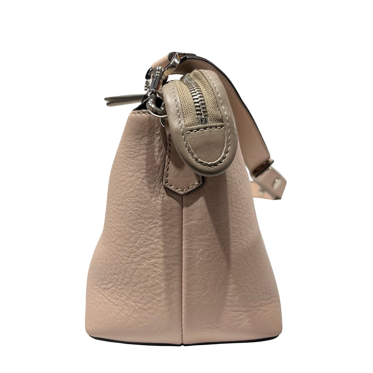 Used Fendi By The Way Medium Shoulder Bag PHW Pink