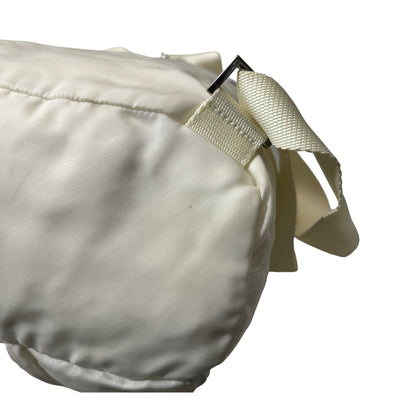 Used PRADA Nylon Backpack PHW White