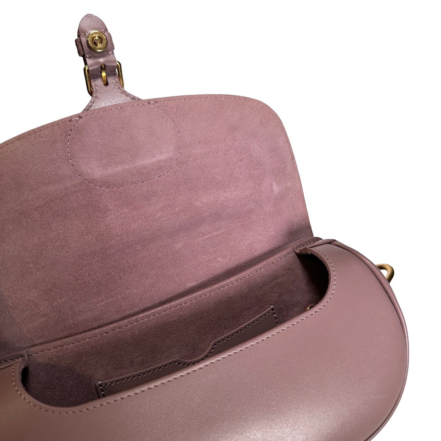 Used DIOR Box Calfskin Dior Bobby Crossbody Bag Rose des Vents