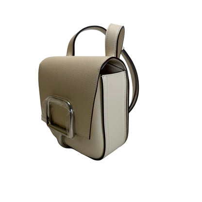 Brand New HERMÈS Epsom Calfskin Della Cavalleria Mini Crossbody Bag Nata