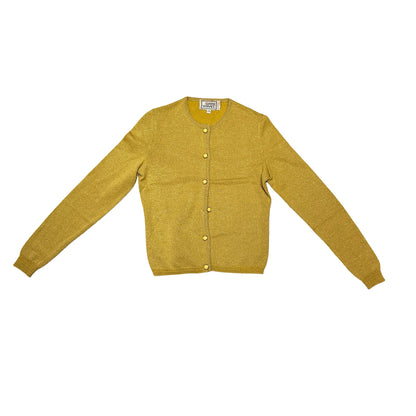 Used VERSACE Gold Used VERSACE SWEATER CARDIGAN Cardigan Gold