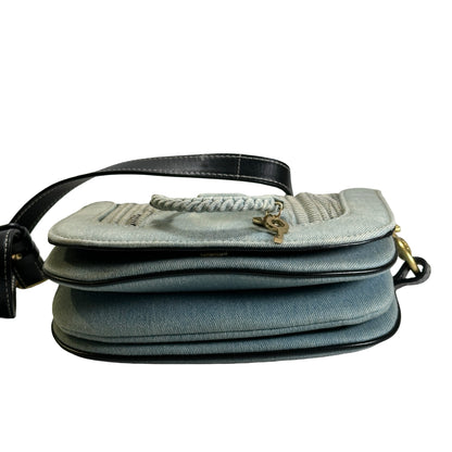 Used SEE BY CHLOE Denim Hana Shoulder Bag Blue