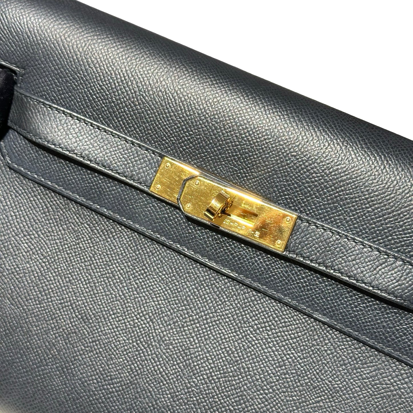 Used HERMÈS Kelly Depeches 25 Shoulder Bag Black GHW