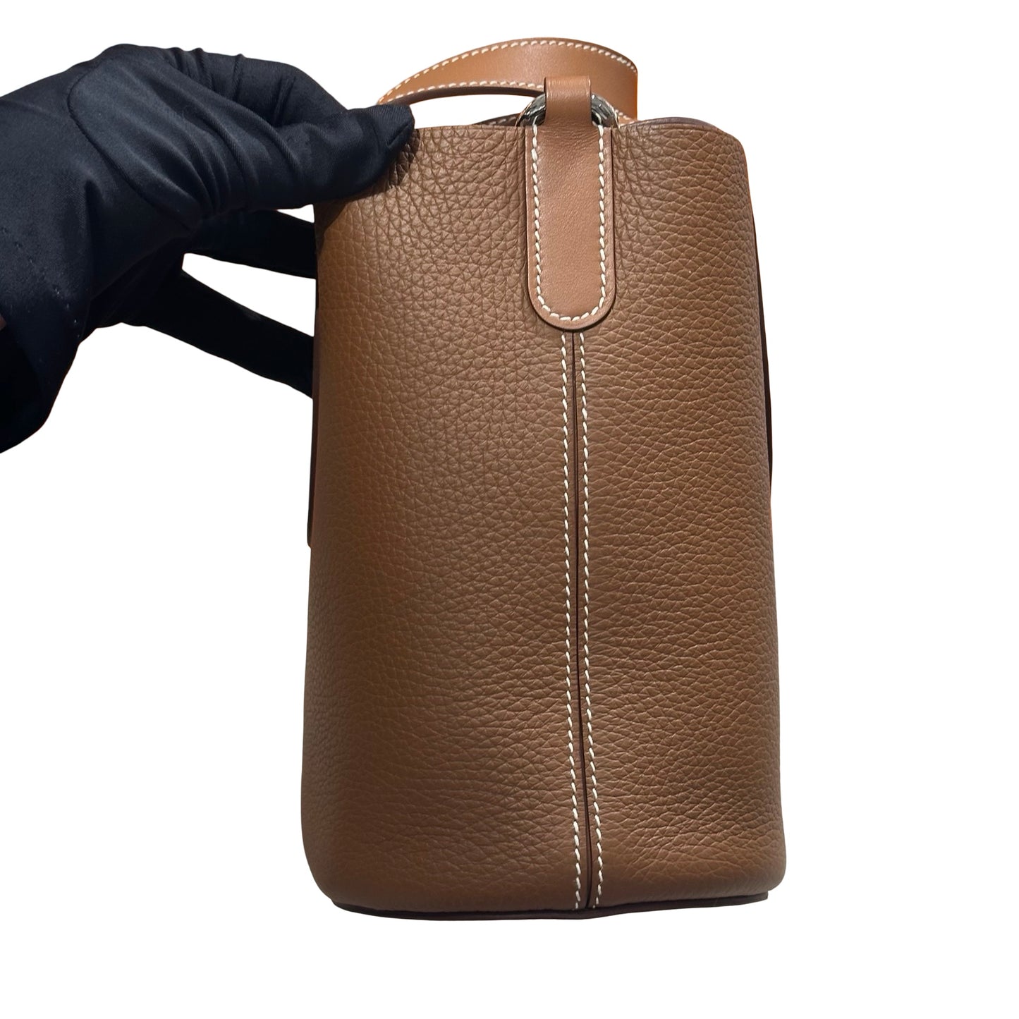 Used HERMÈS In The Loop Handbag Gold PHW