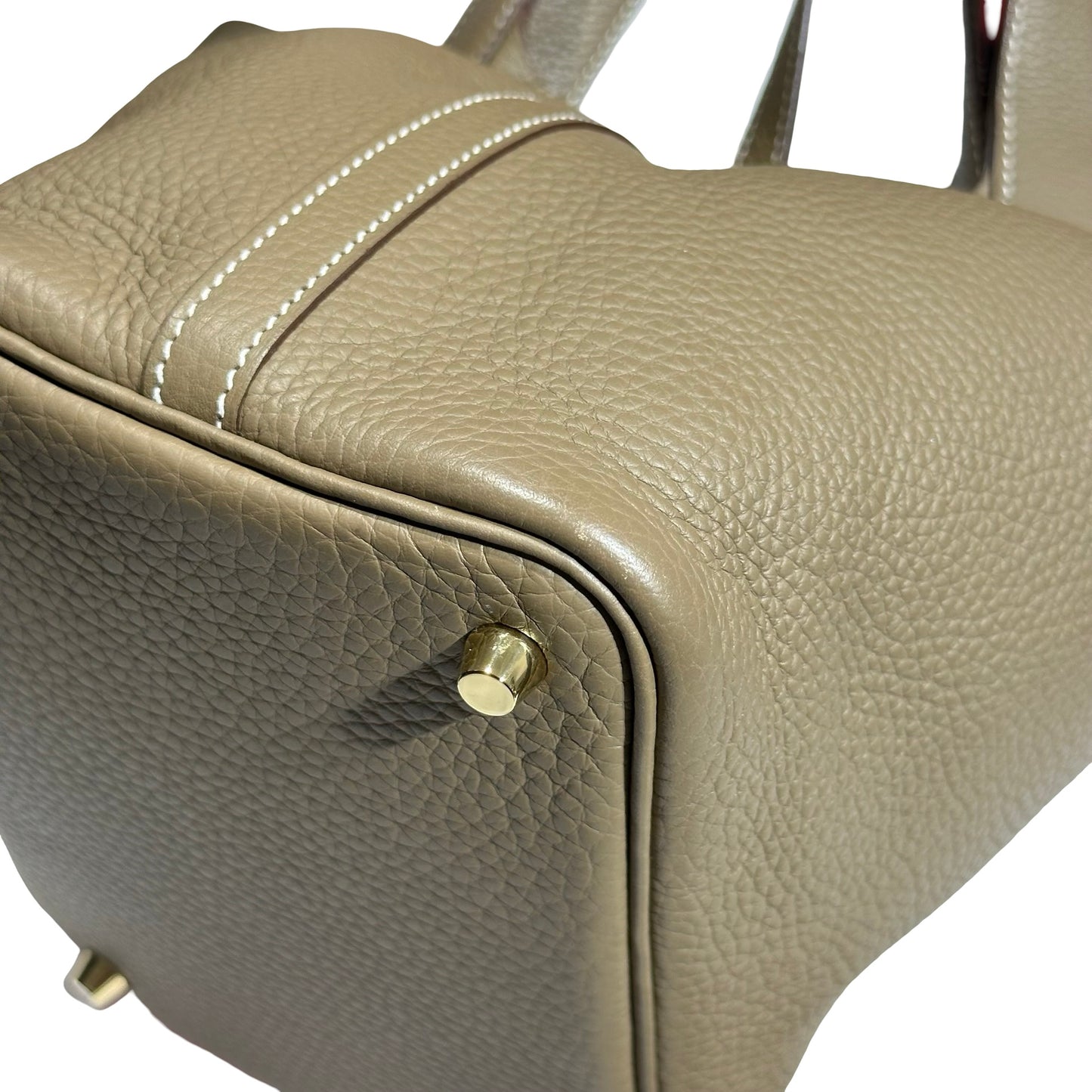 Used HERMÈS Picotin 18 Bucket Bag Etoupe (18) GHW