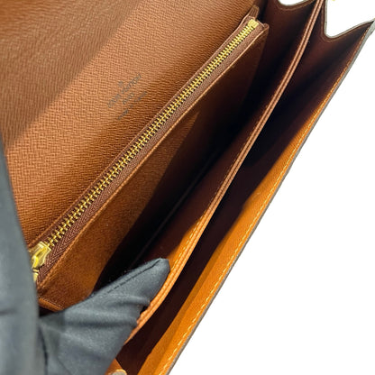 Used Louis Vuitton Calfskin Leather Raspail PM Shoulder Bag Monogram Brown GHW