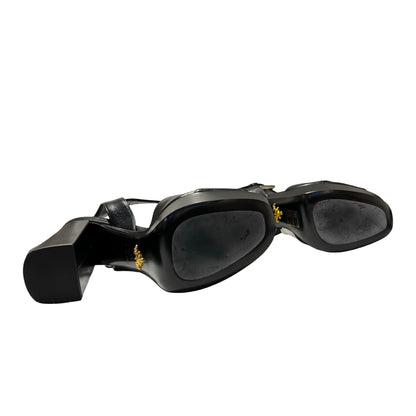 Used PRADA High Heels Shoes Black PHW