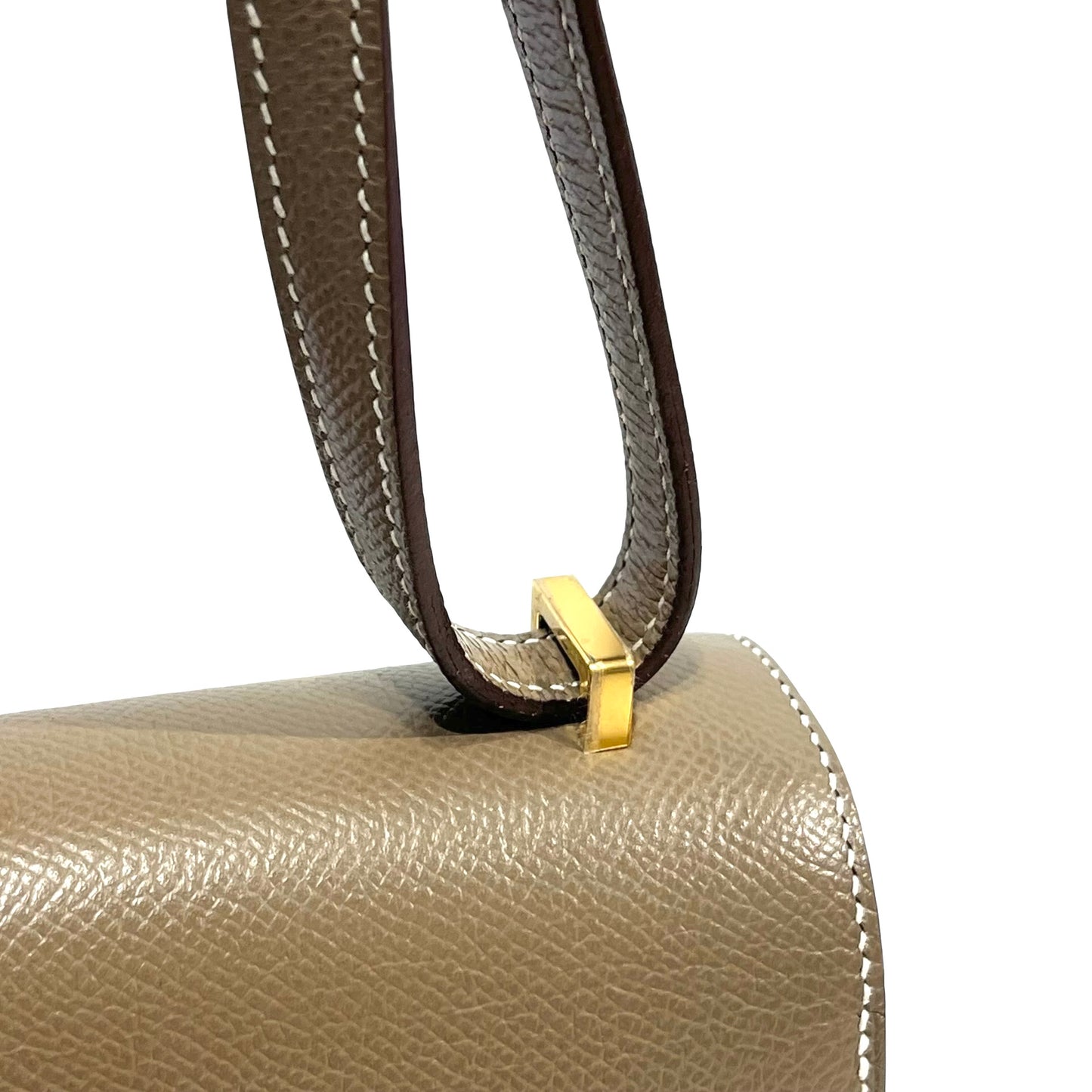 Used HERMES Epsom Constance Cross body bag Etoupe