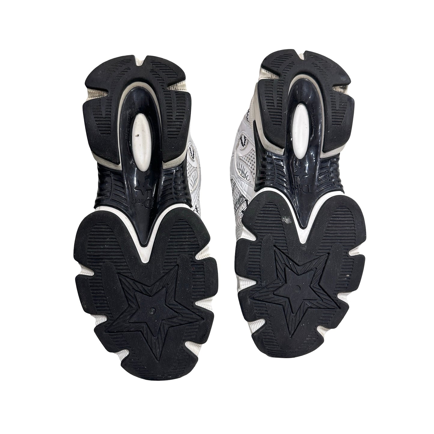 Used DIOR Sneakers Shoes Black White