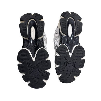 Used DIOR Sneakers Shoes Black White