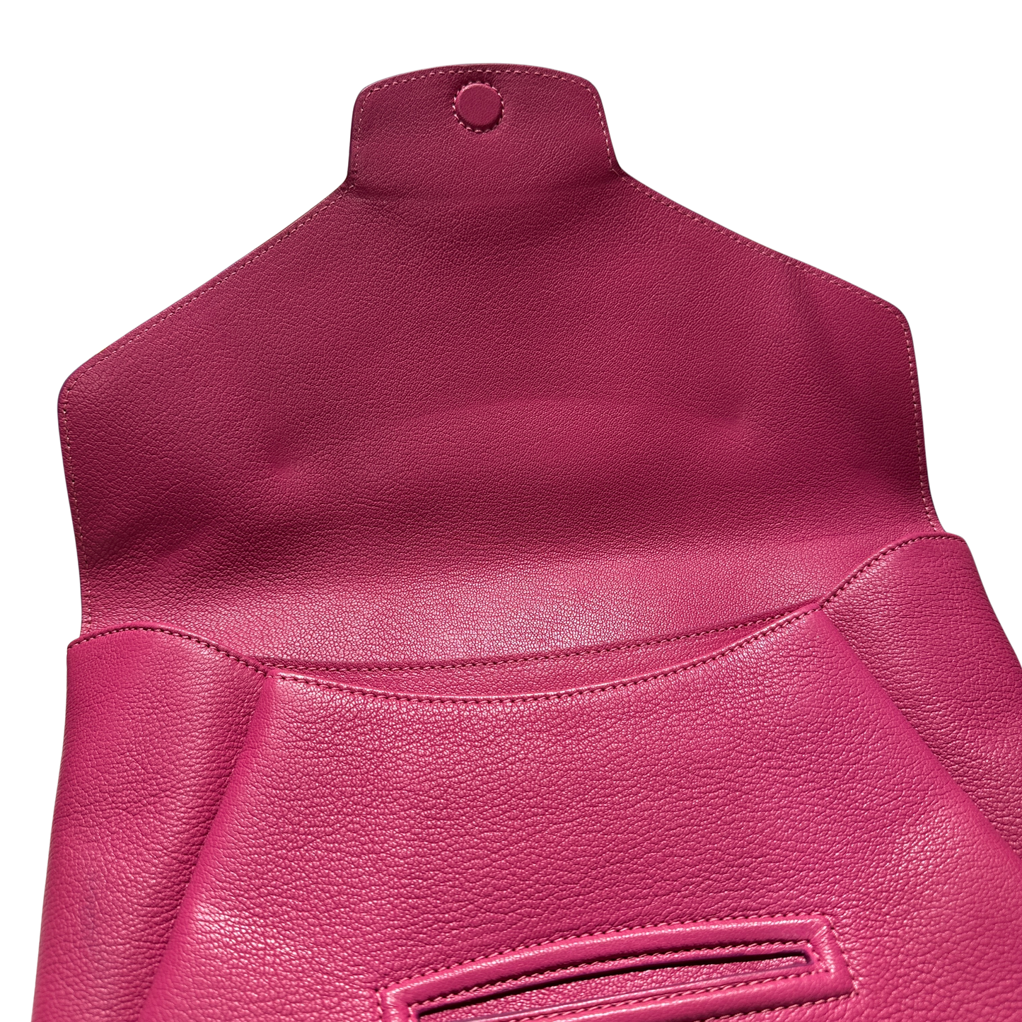 Used GIVENCHY Leather Antigona Envelope Pouch Pink