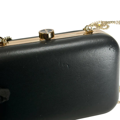 GIORGIO ARMANI Solid Si Perfume and Lipstick Set Clutch Minaudière Black Gold Red