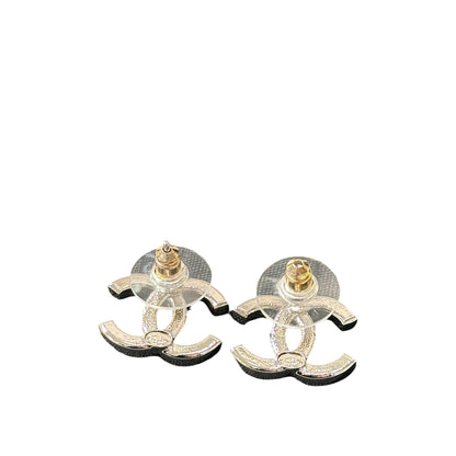 Used CHANEL Yellow Gold Earrings PHW